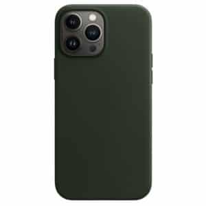 Leather Case with MagSafe iPhone 13 Pro Max (LUX copy) Sequoia Green