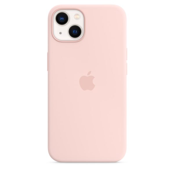 Silicone Case with MagSafe iPhone 13 (LUX copy) Chalk Pink