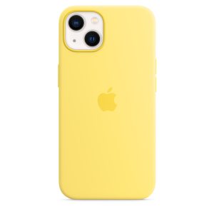 Silicone Case with MagSafe iPhone 13 (LUX copy) Lemon Zest