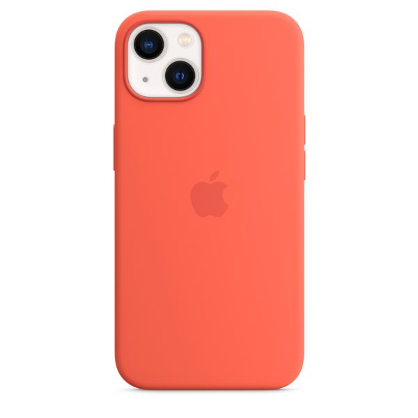 Silicone Case with MagSafe iPhone 13 (LUX copy) Marigold