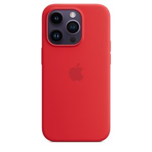 Silicone Case with MagSafe iPhone 14 Pro (LUX copy) Red