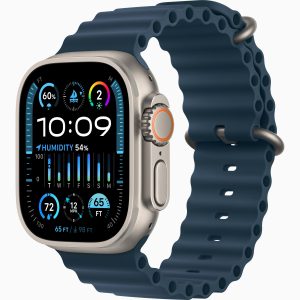 Watch ULTRA 2 Titanium Case with Blue Ocean Band