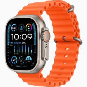 Watch ULTRA 2 Titanium Orange Ocean Band