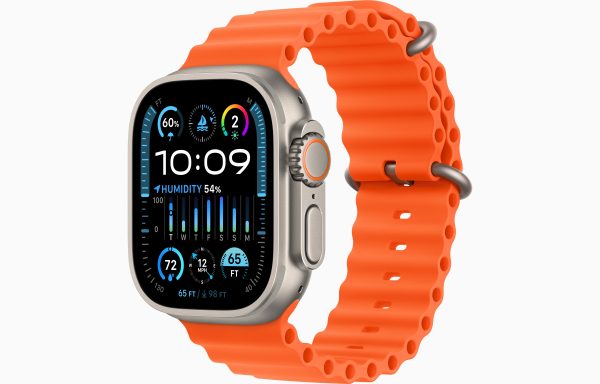 Watch ULTRA 2 Titanium Orange Ocean Band